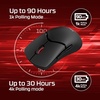 image:imageHyperX Pulsefire Saga Pro  Wireless Gaming Mouse for PC Modular Design Interchangeable Parts 4k Polling 72g Lightweight Frame Wireless Instant Pair Black
