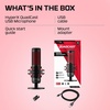 image:imageHyperX QuadCast 2  USB Microphone for Gaming Streaming and Podcasting with OnBoard Controls LED Lighting Removable Shock Mount PC Mac PS5 PS4 USBC  BlackQuadCast