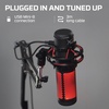 image:imageHyperX QuadCast 2  USB Microphone for Gaming Streaming and Podcasting with OnBoard Controls LED Lighting Removable Shock Mount PC Mac PS5 PS4 USBC  BlackQuadCast