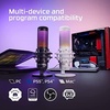 image:imageHyperX QuadCast S  RGB USB Condenser Microphone for PC PS4 PS5 and Mac AntiVibration Shock Mount 4 Polar Patterns Pop Filter Gain Control Gaming Streaming Podcasts Twitch YouTube DiscordQuadCast S