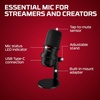 image:imageHyperX SoloCast  USB Condenser Gaming Microphone for PC PS4 PS5 and Mac TaptoMute Sensor Cardioid Polar Pattern great for Streaming Podcasts Twitch YouTube DiscordBlackSoloCast