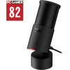 image:imageHyperX SoloCast 2  Gaming USB Condenser Mic for PC USBC to USBA Builtin Pop Filter Internal Shock Mount Plug and Play 24bit  96kHz Compact Tiltable Stand  Black
