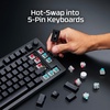image:imageHyperX Tactile Switches  PC 5pin Prelubed Halfwall stem 18mm Travel ActuationLinear