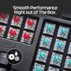 image:imageHyperX Tactile Switches  PC 5pin Prelubed Halfwall stem 18mm Travel ActuationTactile