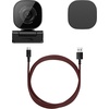 image:imageHyperX Vision S  Webcam 4K Video Recording  30fps 90 FieldofView Responsive Autofocus Hyperflex Cable Aluminum Body Plug and Play Sony Starvis 8MP Sensor 5G2P Lens USBC  Black