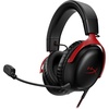 image:imageHyperX Cloud III  Wired Gaming Headset PC PS5 Xbox Series XS Angled 53mm Drivers Spatial Audio Memory Foam Durable Frame UltraClear 10mm Mic USBC USBA 35mm  BlackRedBlackRed