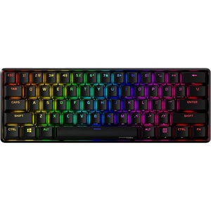 image:imageHyperX Alloy Origins 65  Mechanical Gaming Keyboard  Compact 65 Form Factor  Linear Red Switch  Double Shot PBT Keycaps  RGB LED Backlit  NGENUITY Software CompatibleBlackBlack