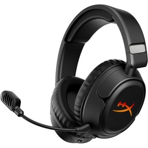 image:imageHyperX Cloud Flight 2  Wireless Gaming Headset Customizable RGB Lighting with Removable Earcup Plates up to 100 Hours of Battery Life 24GHz amp Bluetooth MultiPlatform Compatibility  WhiteBlack