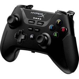 image:imageHyperX Clutch  Gaming Controller for Android and PC Cloud and Mobile Gaming Bluetooth 24GHz Wireless USBC to USBA Wired Connection Standard Button Layout Detachable Phone Clip