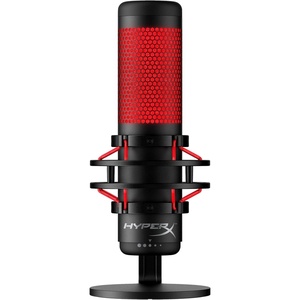 image:imageHyperX QuadCast 2  USB Microphone for Gaming Streaming and Podcasting with OnBoard Controls LED Lighting Removable Shock Mount PC Mac PS5 PS4 USBC  BlackQuadCast