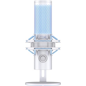 image:imageHyperX Quadcast 2 Frost  USB Microphone for Gaming Streaming and Podcasting with OnBoard Controls LED Lighting Removable Shock MountBlack