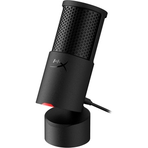 image:imageHyperX SoloCast 2  Gaming USB Condenser Mic for PC USBC to USBA Builtin Pop Filter Internal Shock Mount Plug and Play 24bit  96kHz Compact Tiltable Stand  Black
